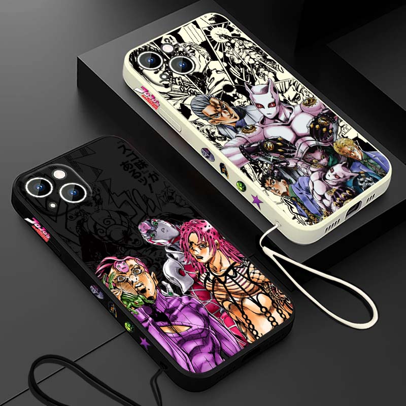 Apple Iphone 15 Pro Max - Anime JOJO Schurk Diavolo Dio Telefoonhoesje