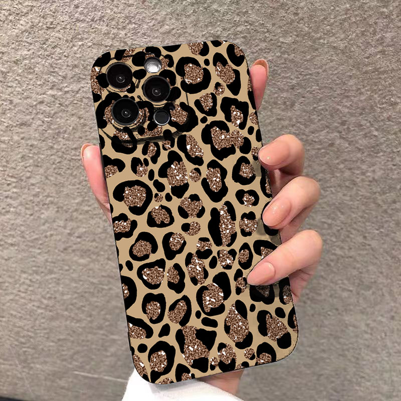 Samsung Galaxy A55 - Telefoonhoesjes met luipaardprint voor Samsung Galaxy