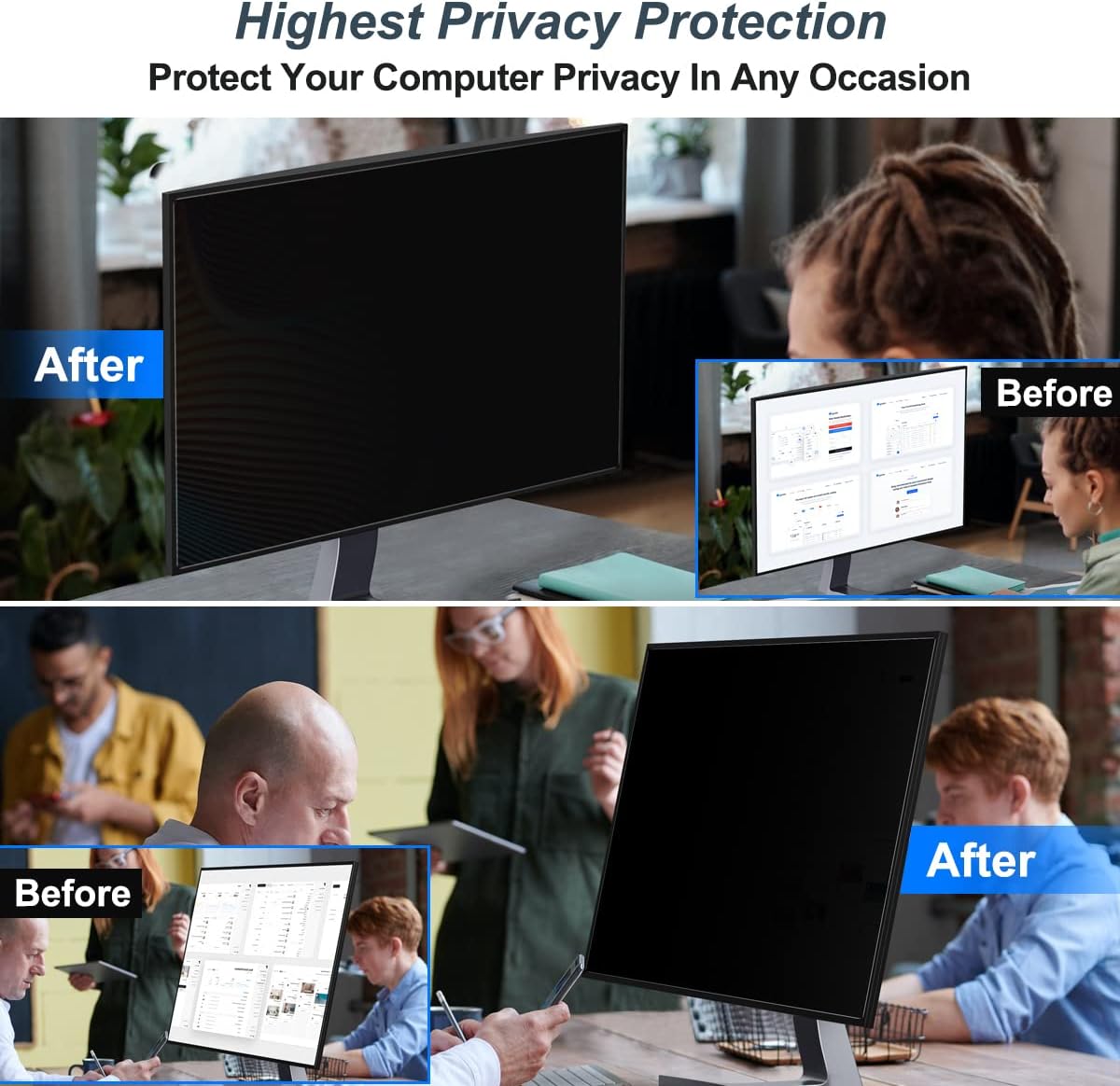 2-pack 24 inch computer privac - Privacy Filter 2Pack recensie en prijs