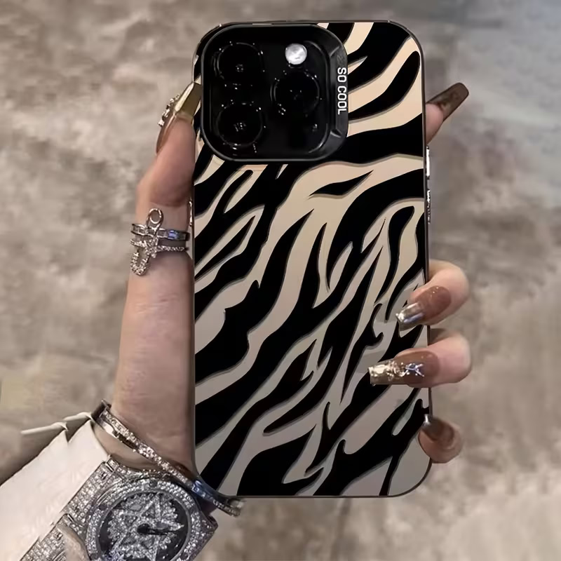 Zebra-patroon Zwarte Geavancee - Apple Iphone 15 Pro Max recensie en prijs