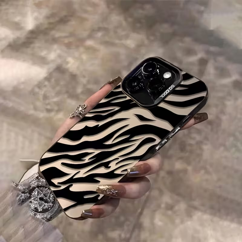 Zebra-patroon Zwarte Geavancee - Apple Iphone 15 Pro Max recensie en prijs