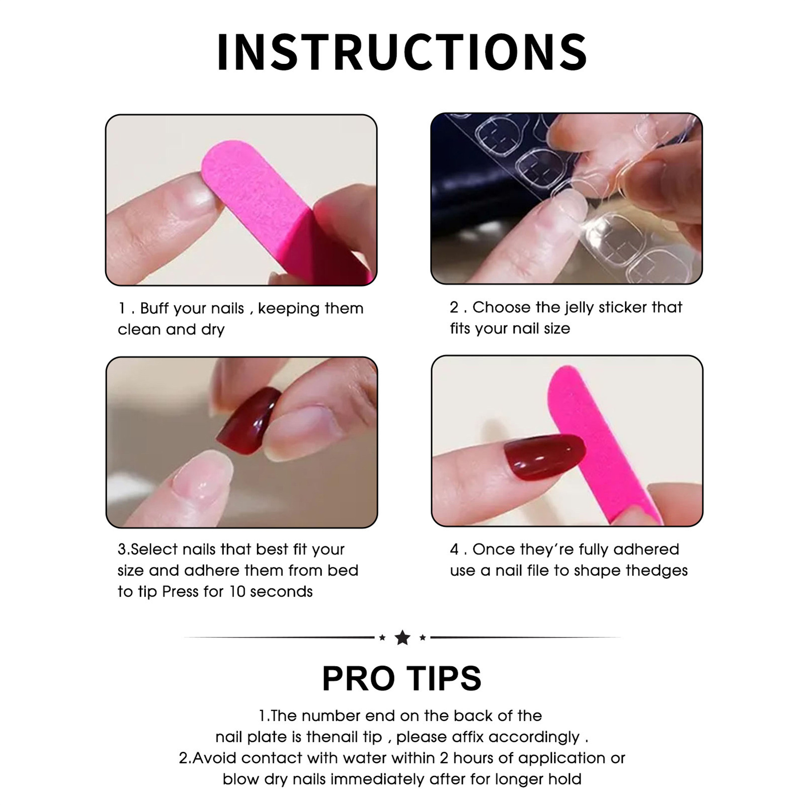 Kunstnagels Herbruikbare Zelfk - Full Cover Adhesive recensie en prijs
