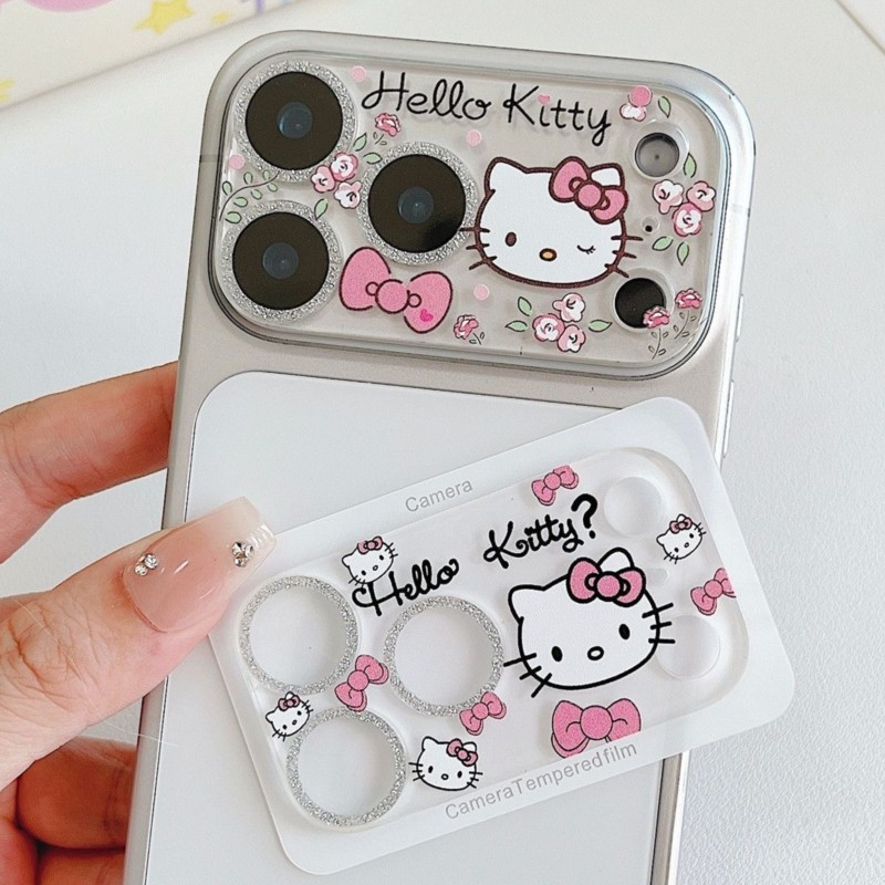 Schattige Hello Kitty Glitter  - Tempered Glass Screen 9H recensie en prijs